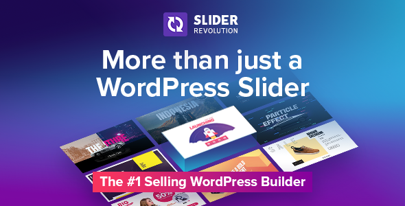 Slider Revolution Responsive WordPress Plugin 