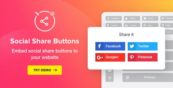 Social Share Buttons for WordPress 