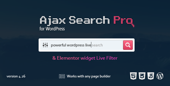 Ajax Search Pro - Live WordPress Search & Filter Plugin 