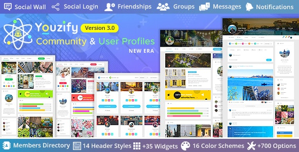 Youzify - BuddyPress Community & WordPress User Profile Plugin 